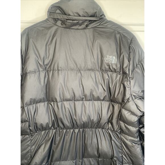 The North Face Metropolis Parka Coat Women's 1X Blk 600 Down Long Winter No Hood - Picture 10 of 16